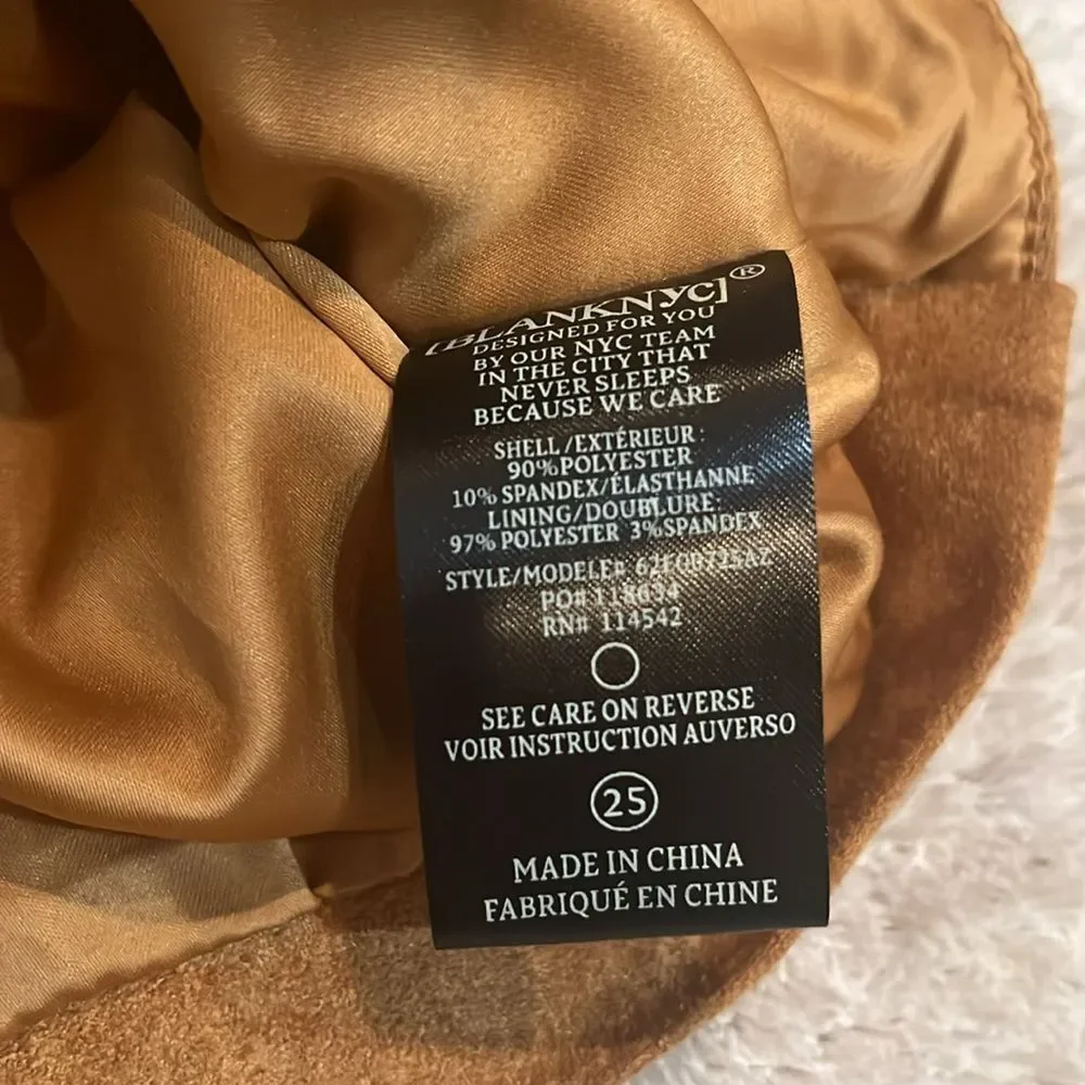 NWT BlankNYC faux suede Carmel mini skirt. Size 25 - Picture 4 of 7
